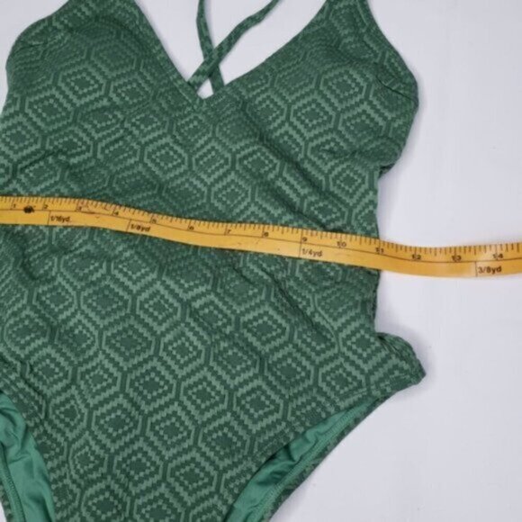 New Cupshe One Piece Monokini Swimsuit Green Women's Size XS - Picture 11 of 12
